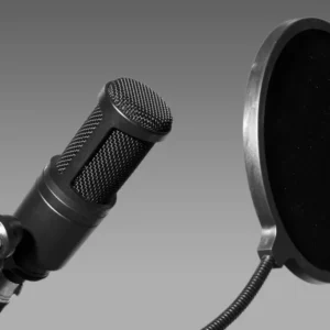 condenser-microphone-pop-filter-vocal-recording-setup