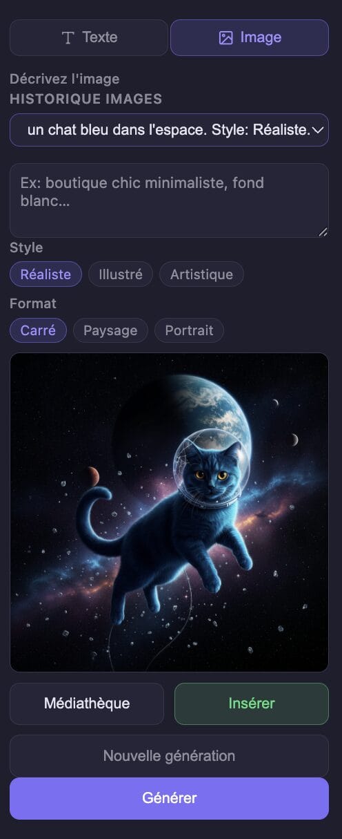 Interface Elementor — édition de page sur DigiKoder