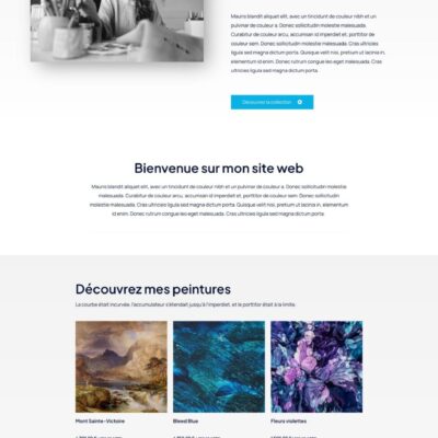 Modèle site professionnel Cristina — DigiKoder