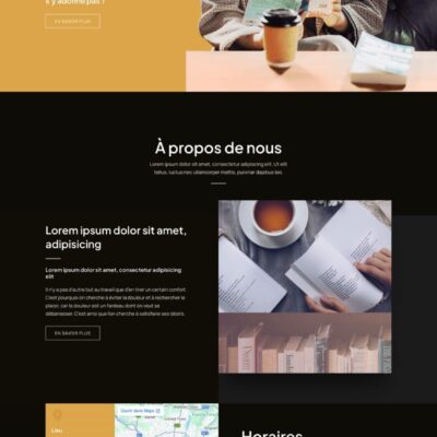 Modèle site café — DigiKoder