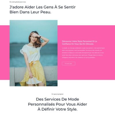 Modèle site coiffure — DigiKoder